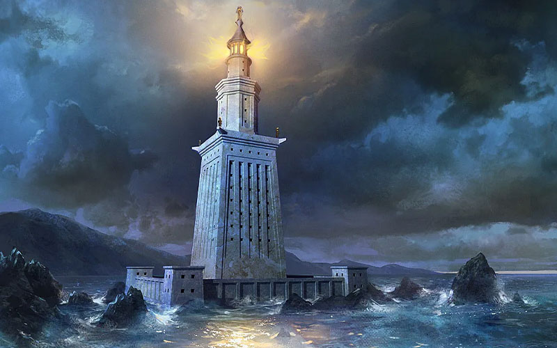 عجایب هفتگانه دنیای باستان؛ فانوس دریایی اسکندریه